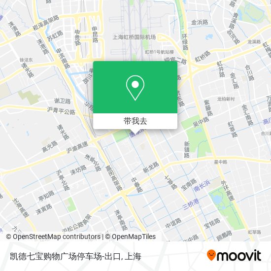 凯德七宝购物广场停车场-出口地图