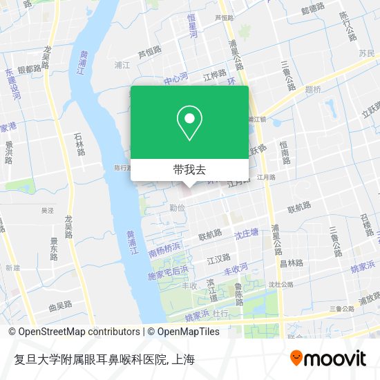 复旦大学附属眼耳鼻喉科医院地图