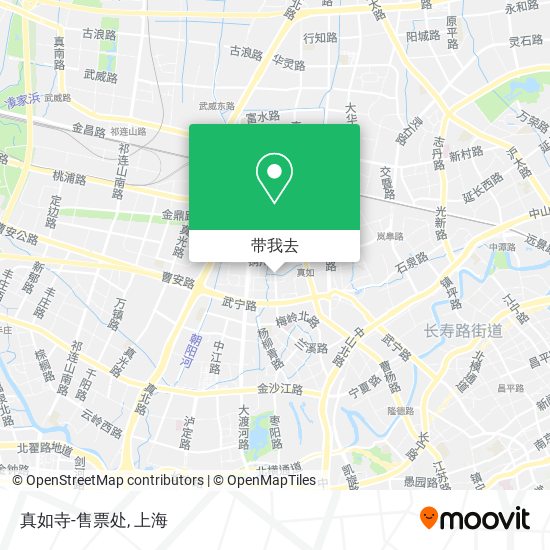 真如寺-售票处地图