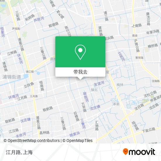 江月路地图