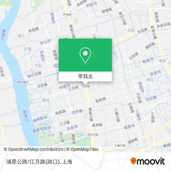 浦星公路/江月路(路口)地图