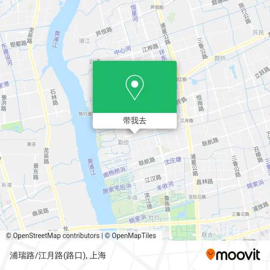 浦瑞路/江月路(路口)地图