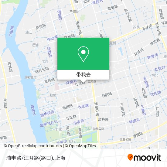 浦申路/江月路(路口)地图