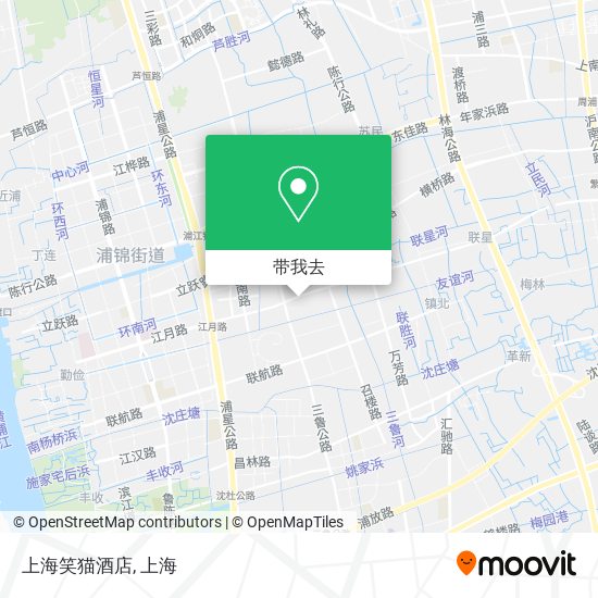 上海笑猫酒店地图