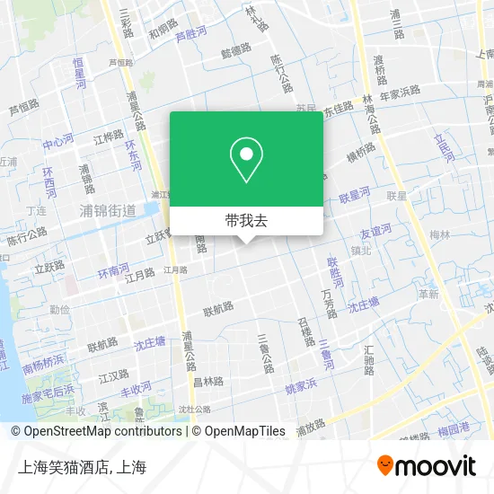 上海笑猫酒店地图