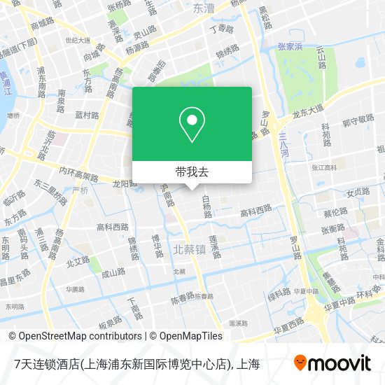 7天连锁酒店(上海浦东新国际博览中心店)地图