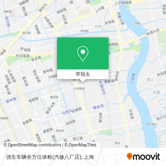 强生车辆全方位体检(汽修八厂店)地图
