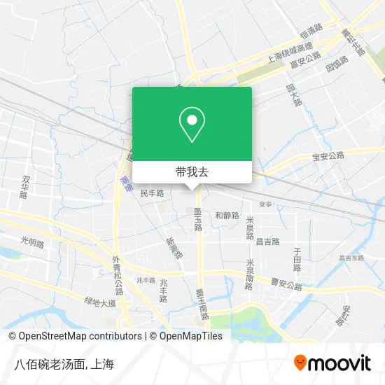 八佰碗老汤面地图
