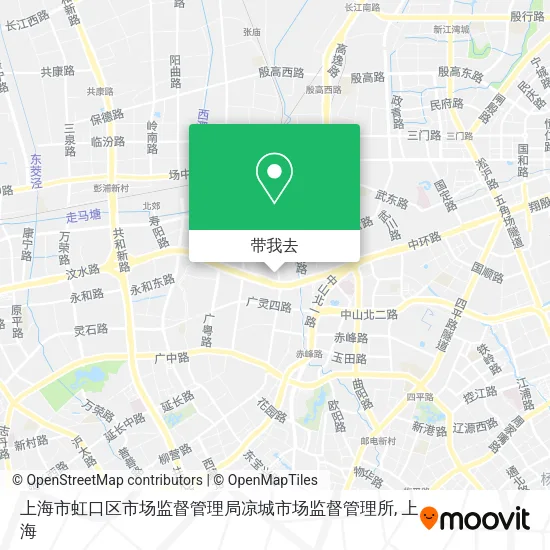 上海市虹口区市场监督管理局凉城市场监督管理所地图