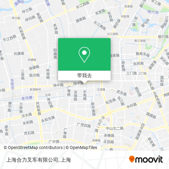 上海合力叉车有限公司地图