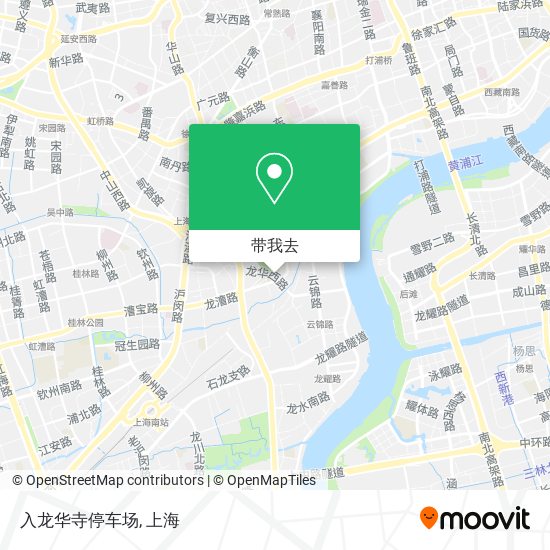 入龙华寺停车场地图