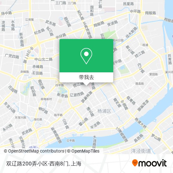 双辽路200弄小区-西南8门地图