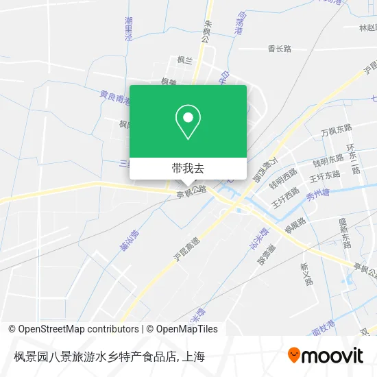 枫景园八景旅游水乡特产食品店地图