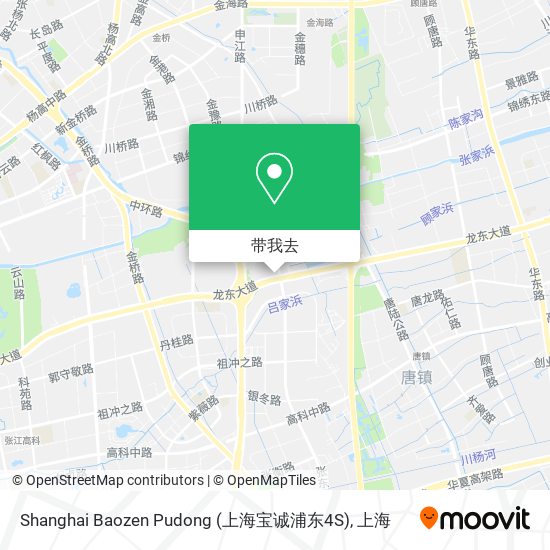 Shanghai Baozen Pudong (上海宝诚浦东4S)地图