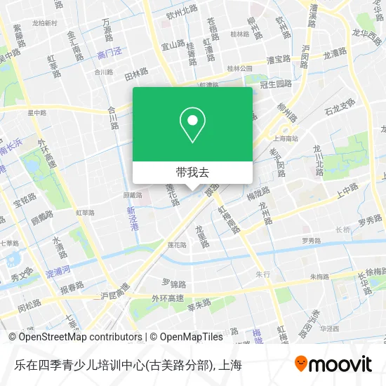 乐在四季青少儿培训中心(古美路分部)地图