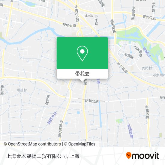 上海金木晟扬工贸有限公司地图
