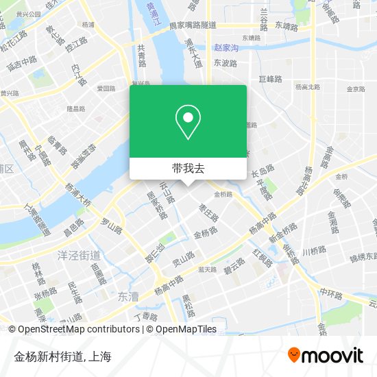 金杨新村街道地图