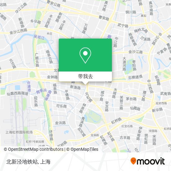 北新泾地铁站地图