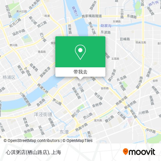 心淇粥店(栖山路店)地图