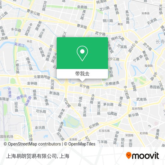 上海易朗贸易有限公司地图