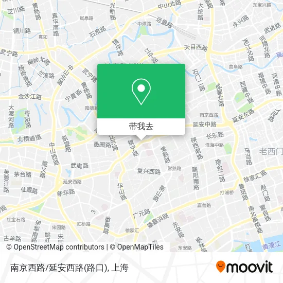 南京西路/延安西路(路口)地图