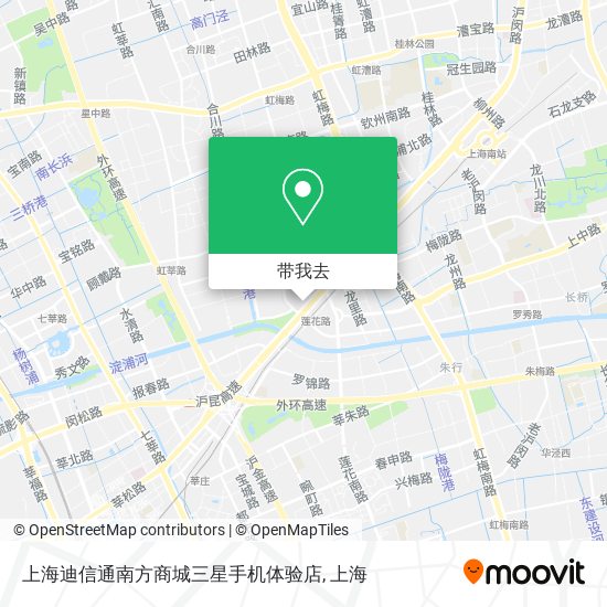 上海迪信通南方商城三星手机体验店地图