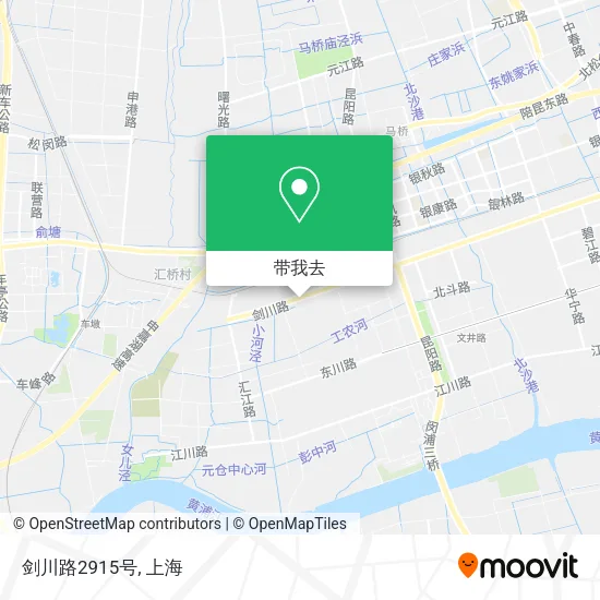 剑川路2915号地图