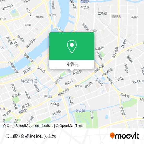 云山路/金杨路(路口)地图