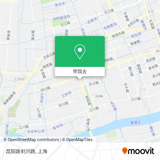 昆阳路剑川路地图