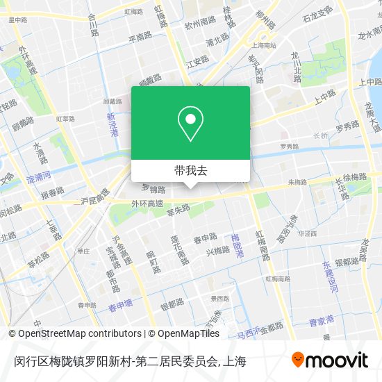 闵行区梅陇镇罗阳新村-第二居民委员会地图