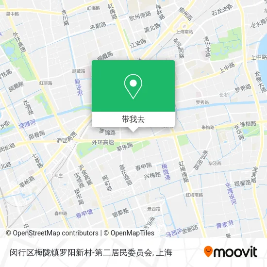闵行区梅陇镇罗阳新村-第二居民委员会地图