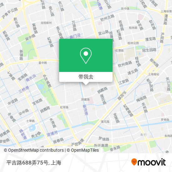 平吉路688弄75号地图