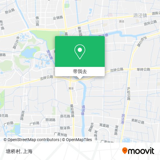 塘桥村地图