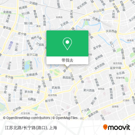 江苏北路/长宁路(路口)地图