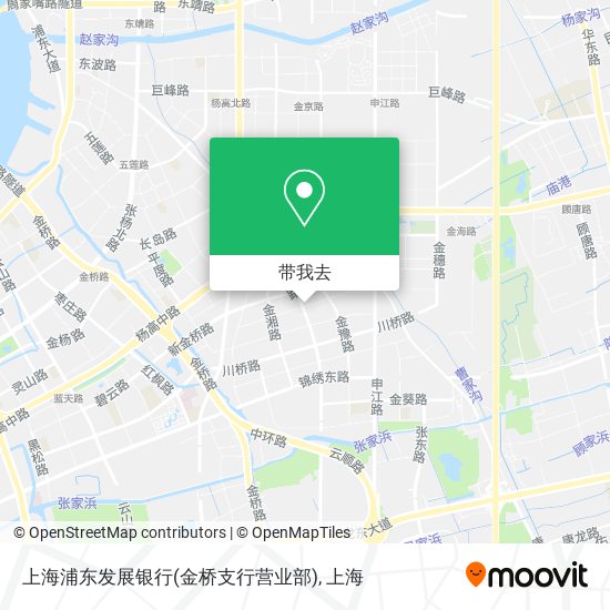 上海浦东发展银行(金桥支行营业部)地图