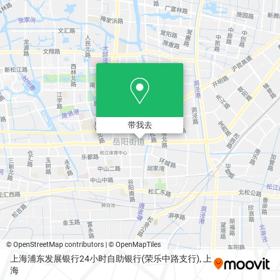 上海浦东发展银行24小时自助银行(荣乐中路支行)地图