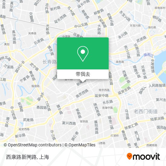 西康路新闸路地图