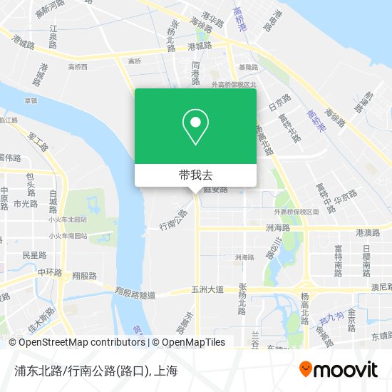 浦东北路/行南公路(路口)地图
