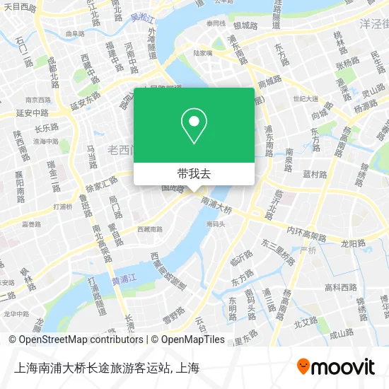 上海南浦大桥长途旅游客运站地图