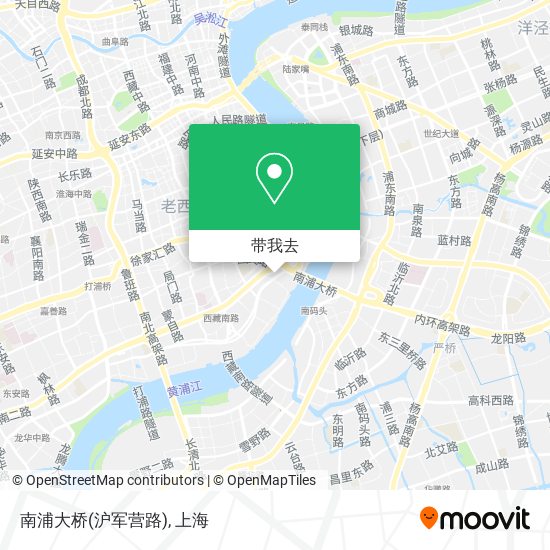 南浦大桥(沪军营路)地图