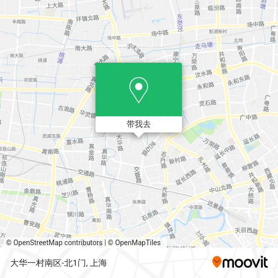 大华一村南区-北1门地图