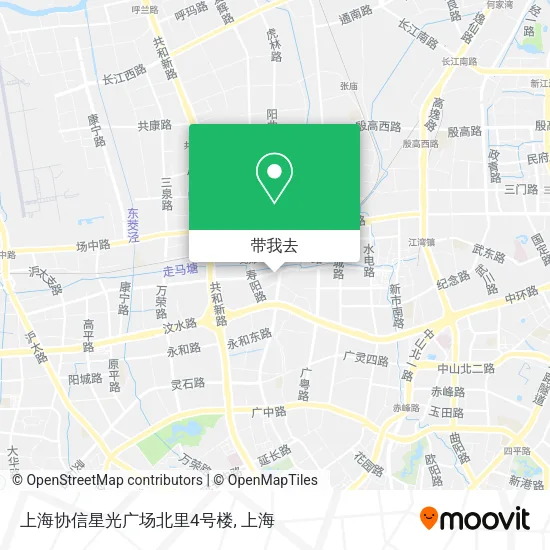 上海协信星光广场北里4号楼地图