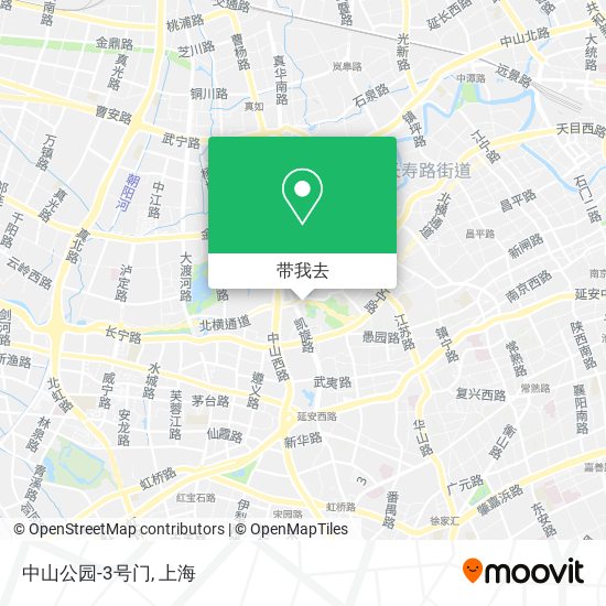 中山公园-3号门地图