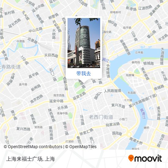 上海来福士广场地图
