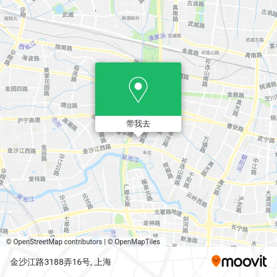 金沙江路3188弄16号地图