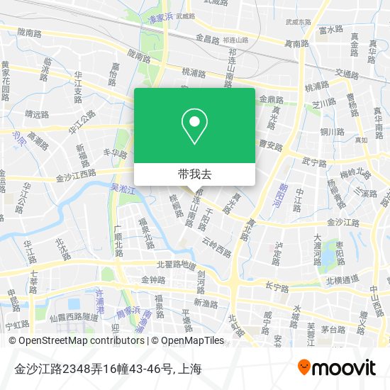 金沙江路2348弄16幢43-46号地图