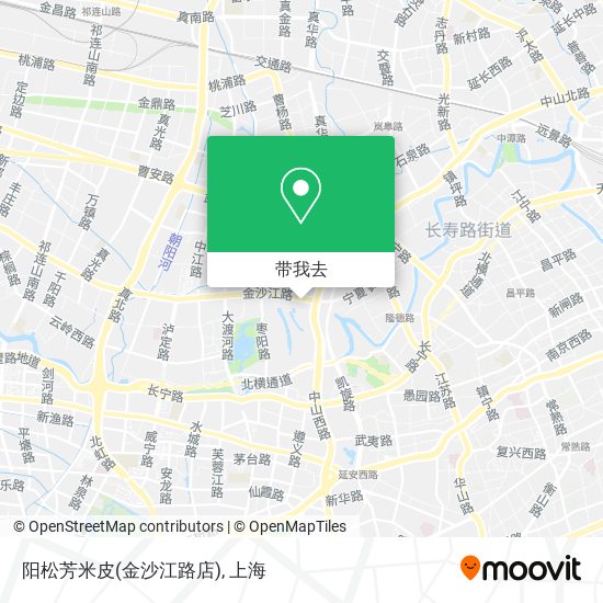 阳松芳米皮(金沙江路店)地图