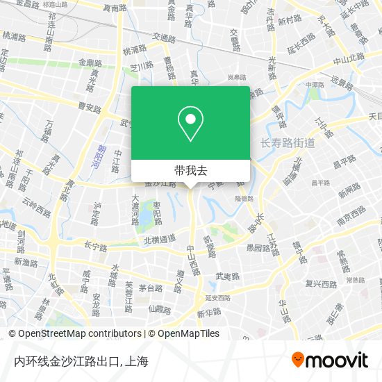 内环线金沙江路出口地图