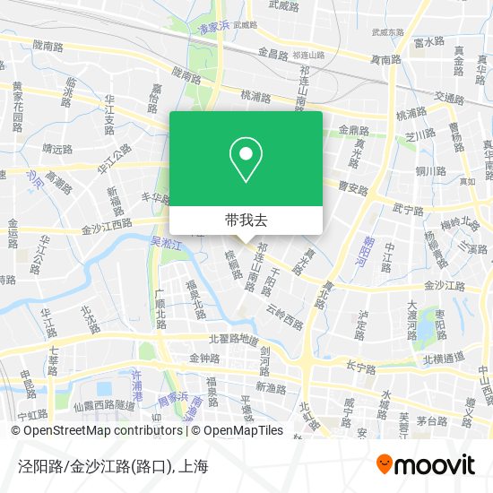 泾阳路/金沙江路(路口)地图