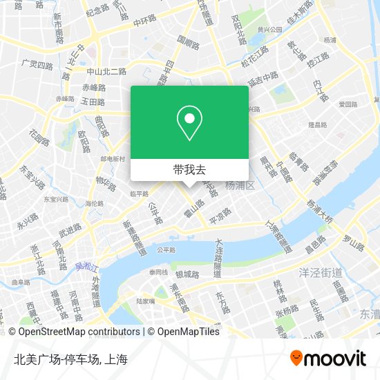 北美广场-停车场地图